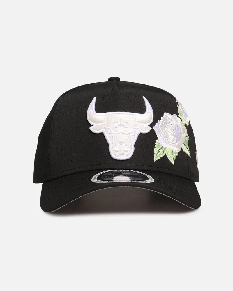 New Era Chicago Bulls 'Glow Rose' 9Forty A-Frame Snapback Black 1