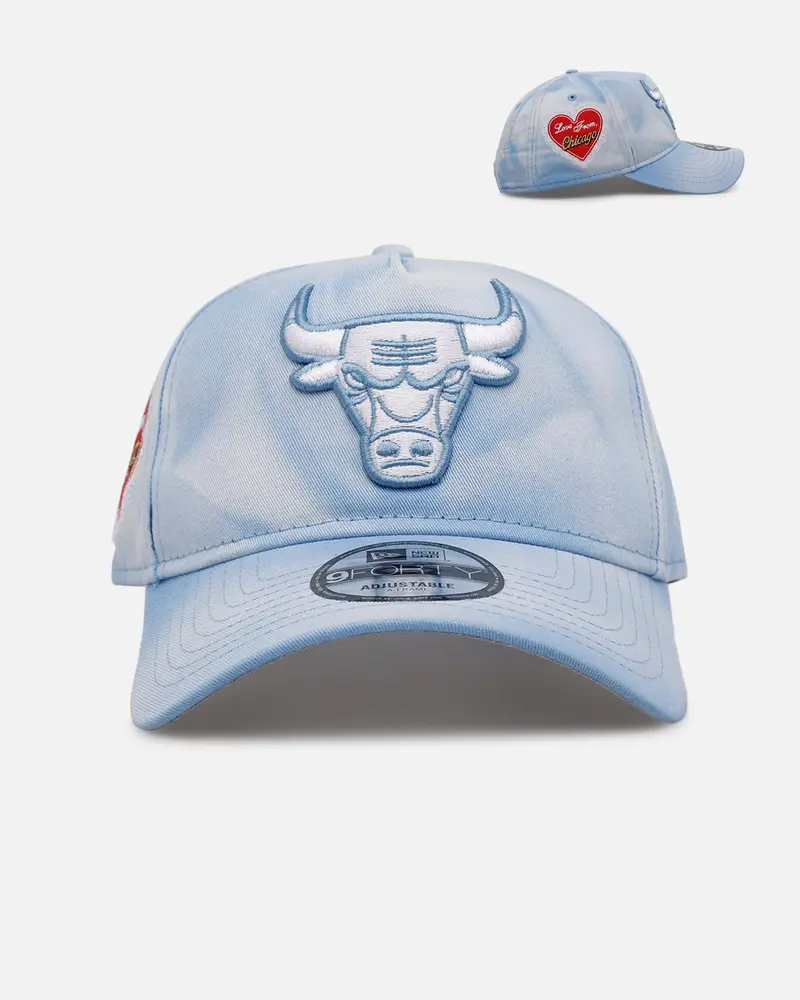 New Era Chicago Bulls 'Hopeless Romantic' 9Forty A-Frame Snapback Sky Blue 1