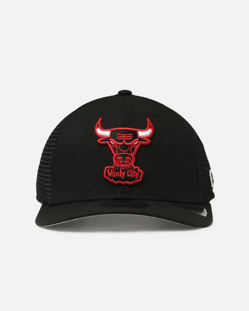 New Era Chicago Bulls 'Hwc' 9Seventy Trucker Stretch Snapback Black 1