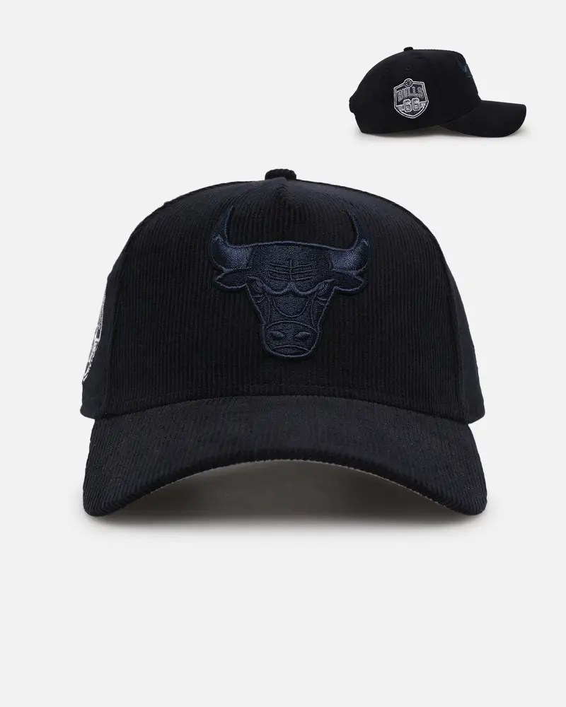New Era Chicago Bulls 'Navy Tonal Cord' 9Forty A-Frame Corduroy Snapback Navy 1