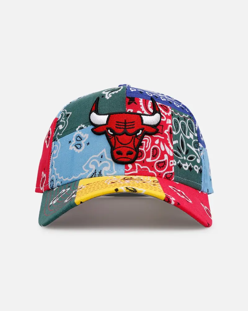 New Era Chicago Bulls 'Paisley Patchwork' 9Forty A-Frame Snapback Multi 1