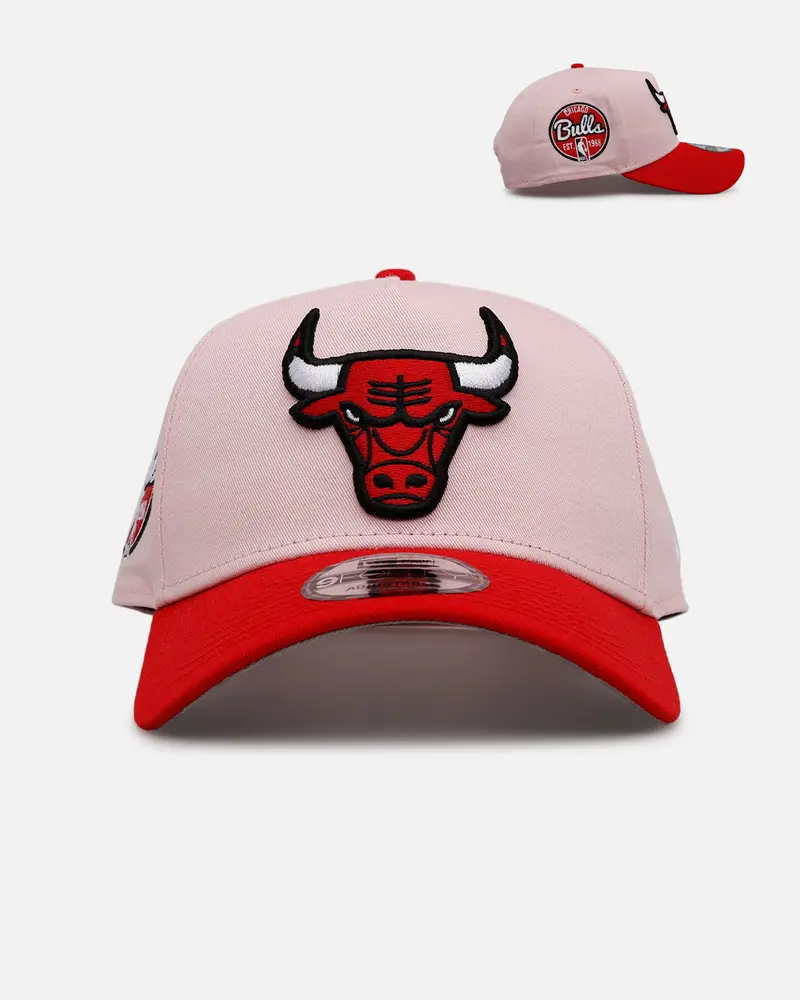 New Era Chicago Bulls 'Pink Crown' 9Forty A-Frame Snapback Pink 1