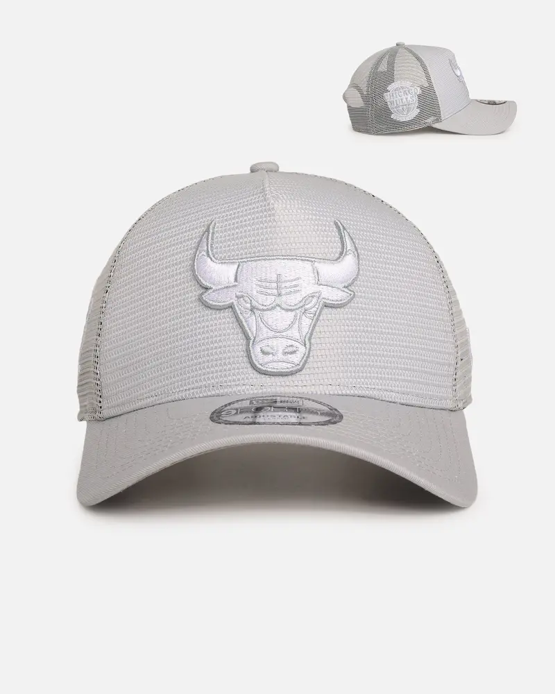 New Era Chicago Bulls 'Polychromatic Mesh' 9Forty A-Frame Snapback Grey 1