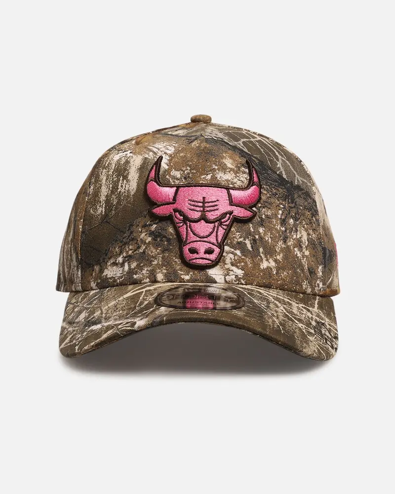 New Era Chicago Bulls 'Realtree Pink' 9Forty A-Frame Snapback Real Tree/Pink 1