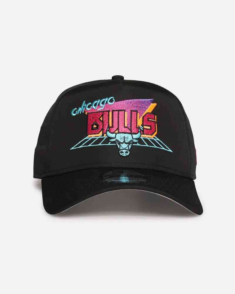 New Era Chicago Bulls 'Retro Arcade' 9Forty A-Frame Snapback Black 1