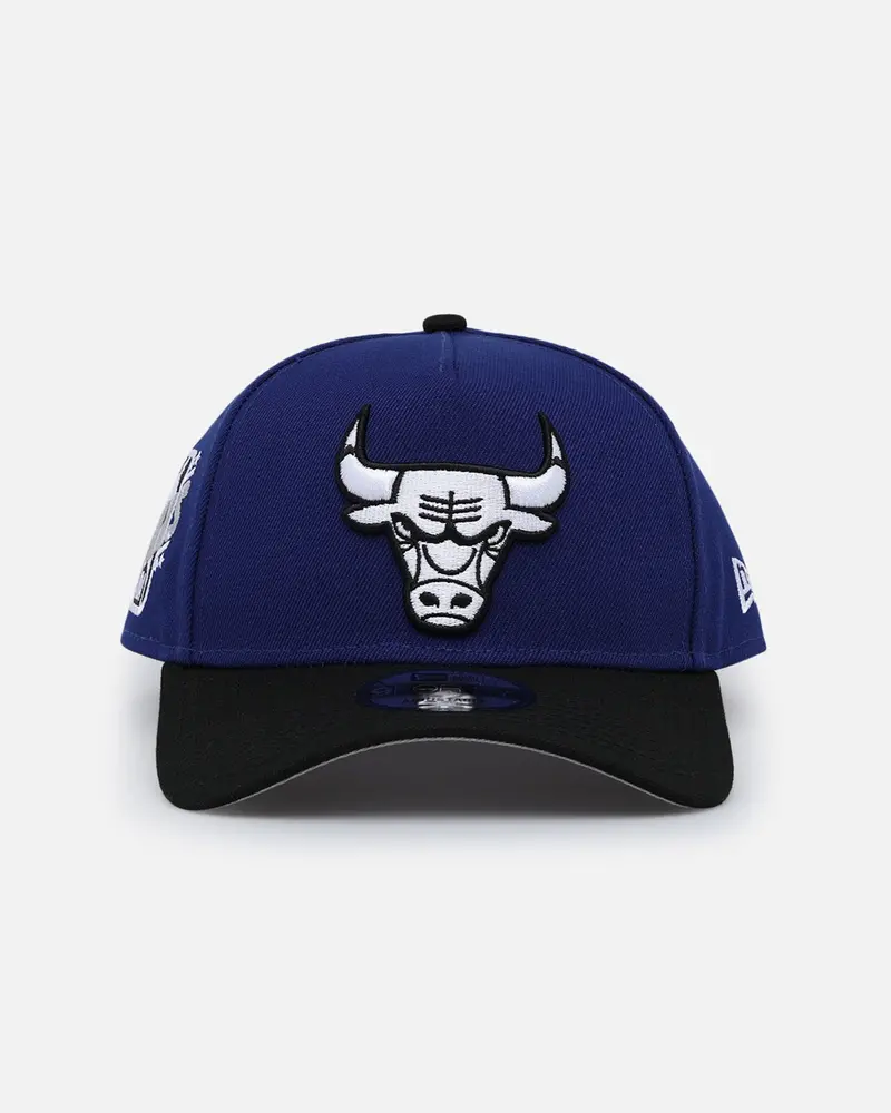New Era Chicago Bulls 'Royal Reign' 9Forty A-Frame Snapback Dark Royal/Black 1