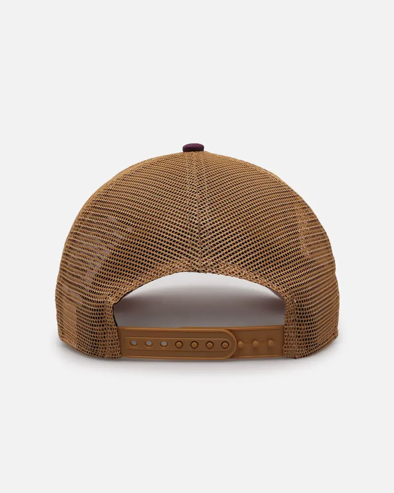 New Era Chicago Bulls 'Rustic Rose' 9Forty A-Frame Trucker Snapback Wheat 2