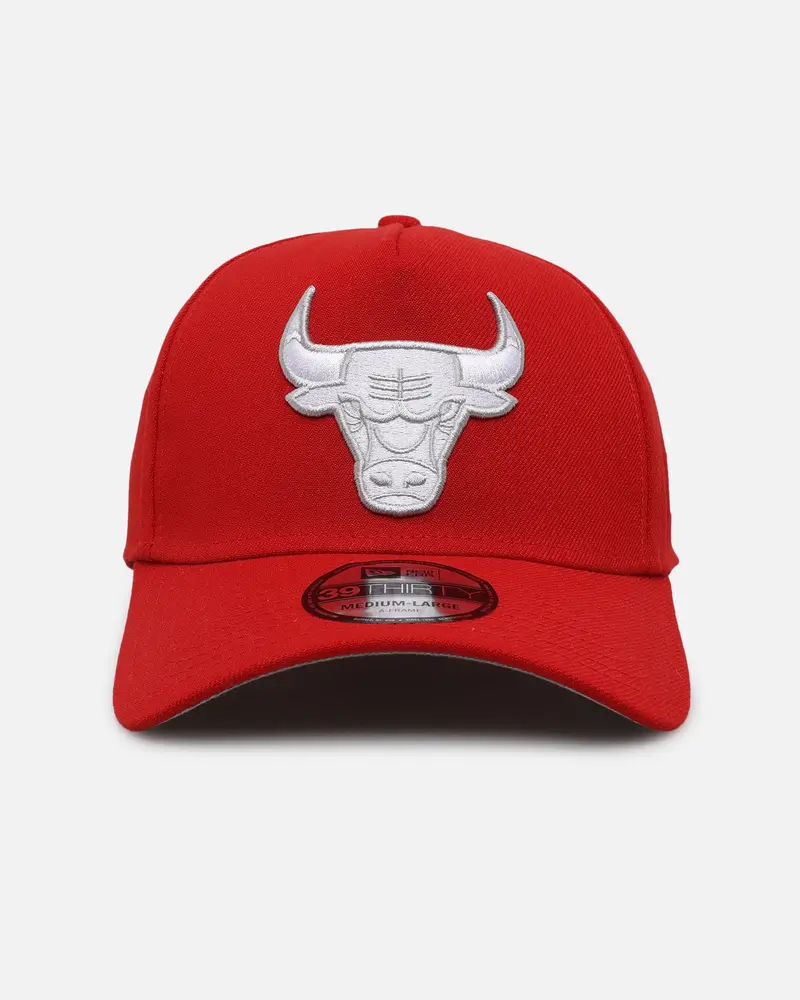 New Era Chicago Bulls "Scarlet White" 39Thirty A-Frame Stretch Fit Scarlet/White 1