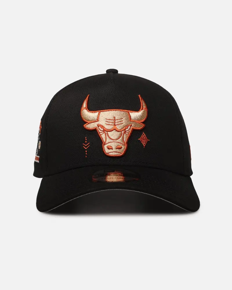 New Era Chicago Bulls 'Sunset Trails 2.0' 9Forty A-Frame Snapback Black 1