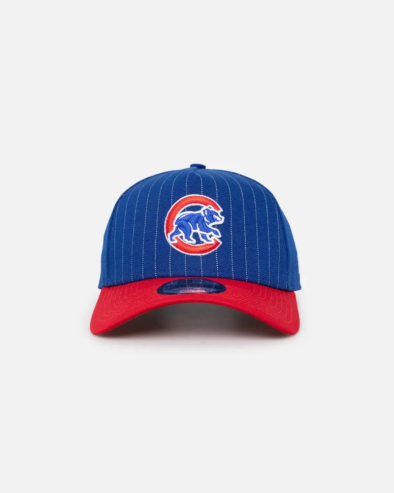 New Era Chicago Cubs '2-Tone Pinstripe' 9Forty A-Frame Snapback Pinstripe 1