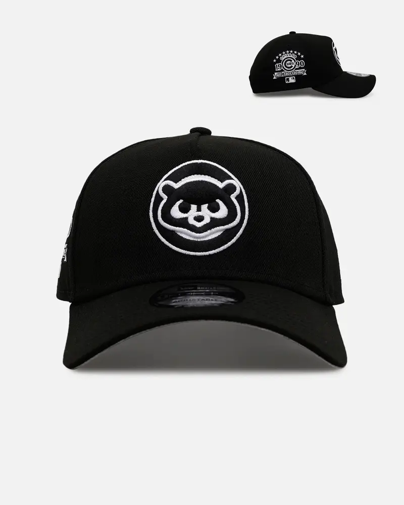 New Era Chicago Cubs 'Black And White' 9Forty A-Frame Snapback Black/White 1