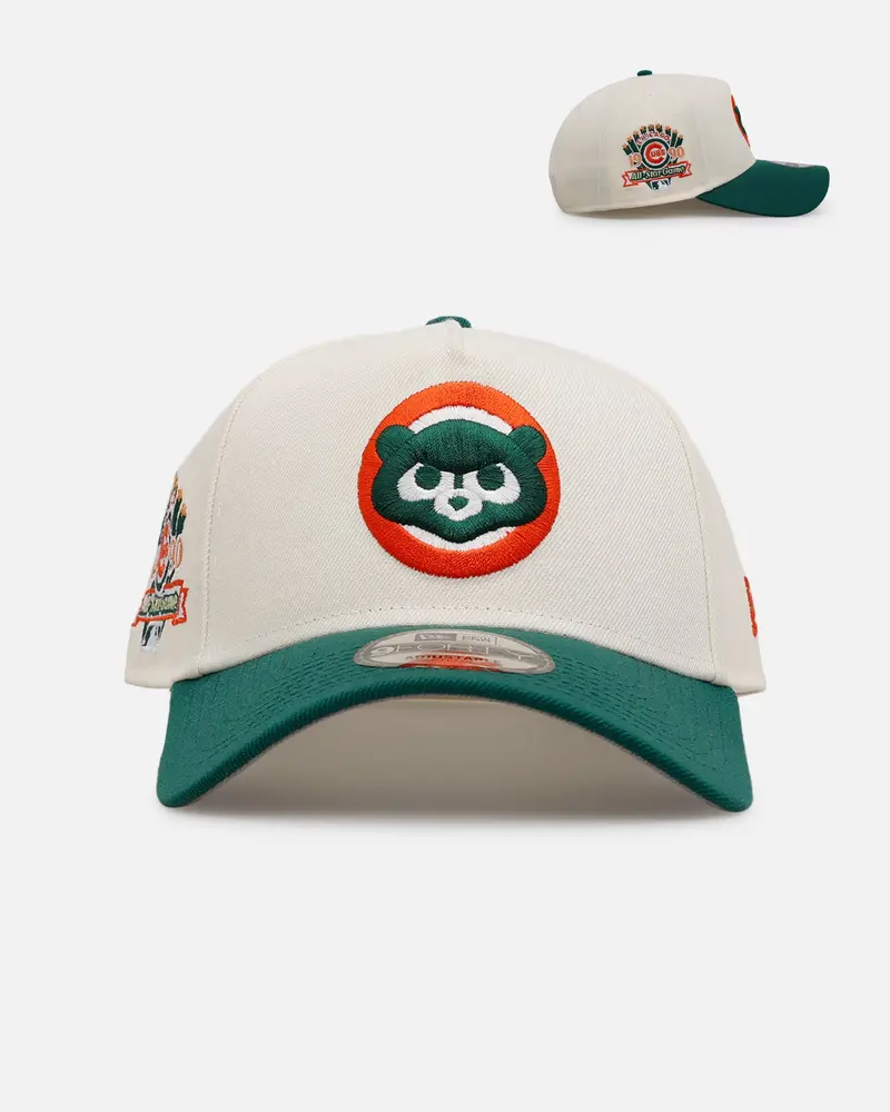 New Era Chicago Cubs 'Citrus' 9Forty A-Frame Snapback Chrome/Green/Orange 1
