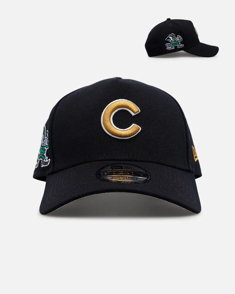 New Era Chicago Cubs 'College Crossover' Notre Dame Fighting Irish 9Forty A-Frame Snapback Official Team Color 1