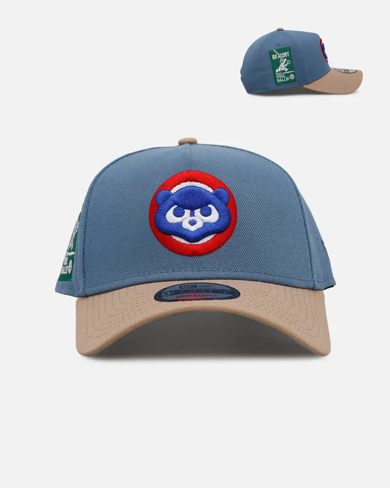 New Era Chicago Cubs 'Easy Breezy' 9Forty A-Frame Snapback Blue/Tan 1