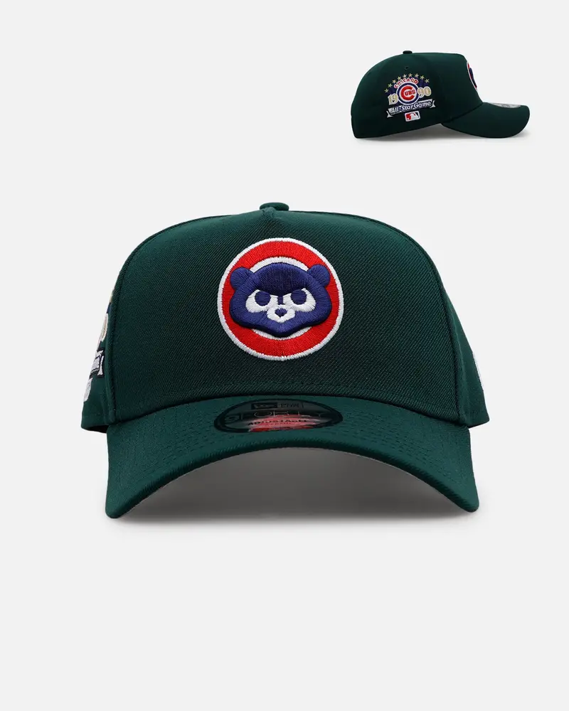 New Era Chicago Cubs 'Evergreen' 9Forty A-Frame Snapback Dark Green 1