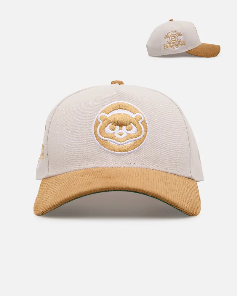 New Era Chicago Cubs 'Honey Pot' 9Forty A-Frame Snapback Stone/Wheat 1
