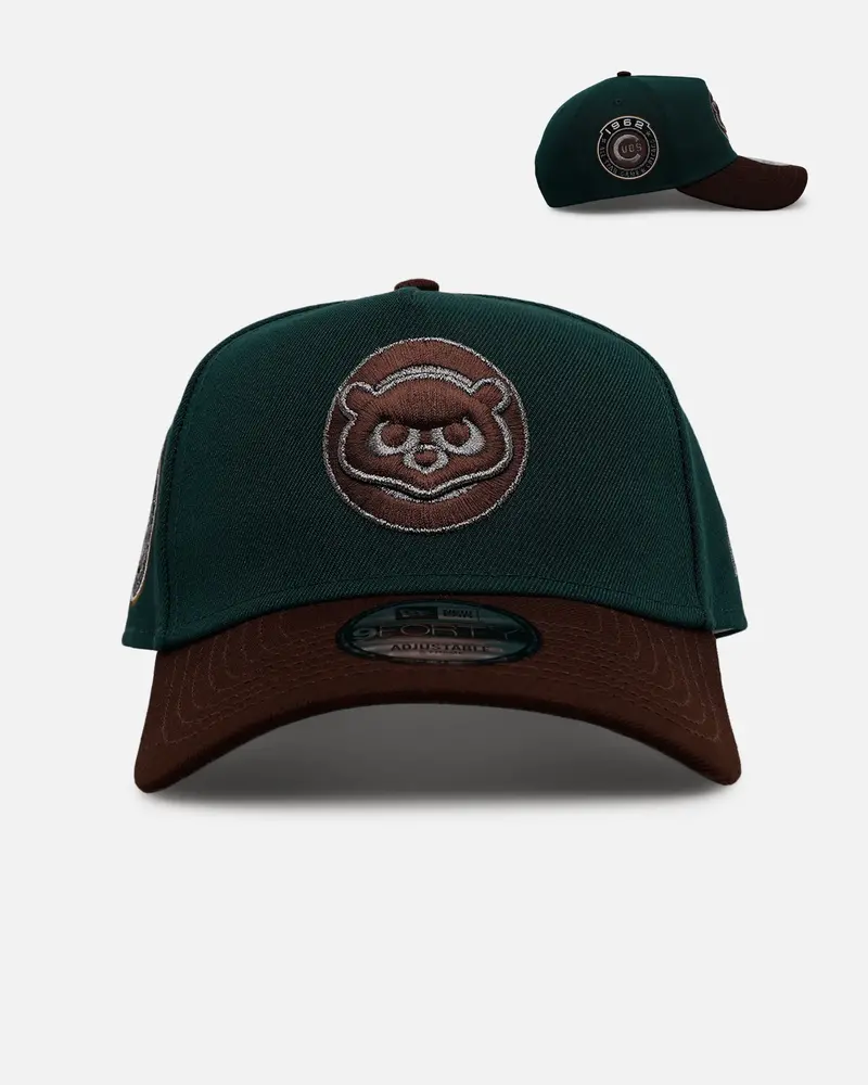 New Era Chicago Cubs 'Rainforest' 9Forty A-Frame Snapback Green/Brown 1