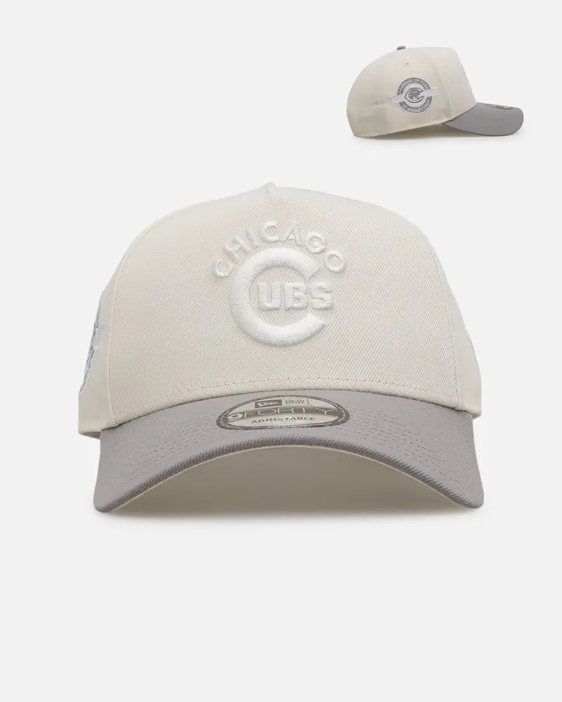 New Era Chicago Cubs 'Too Clean' 9Forty A-Frame Snapback Chrome 1