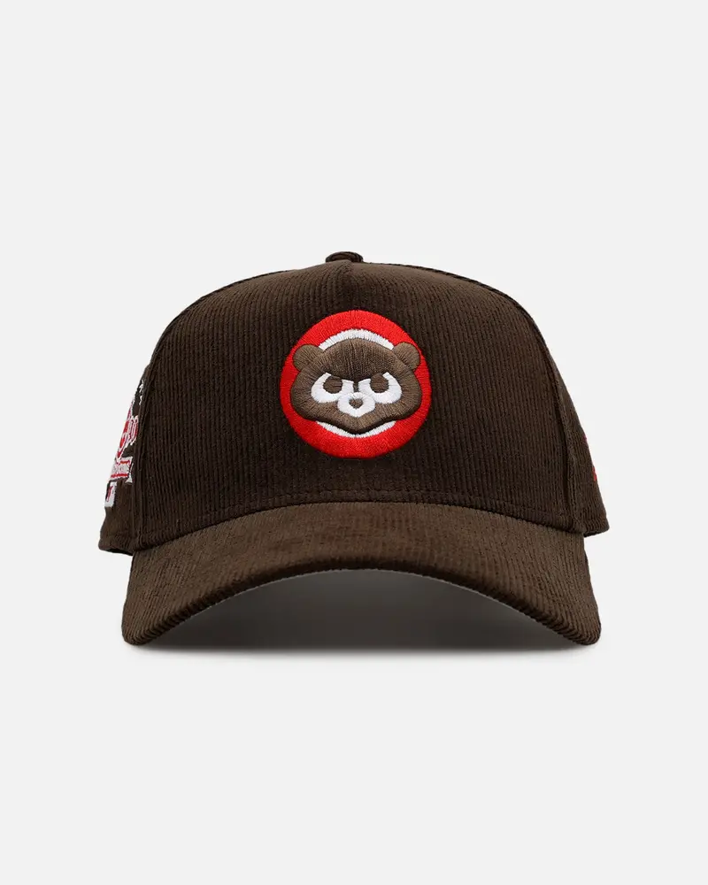New Era Chicago Cubs 'Walnut Cord' 9Forty A-Frame Corduroy Snapback Walnut 1