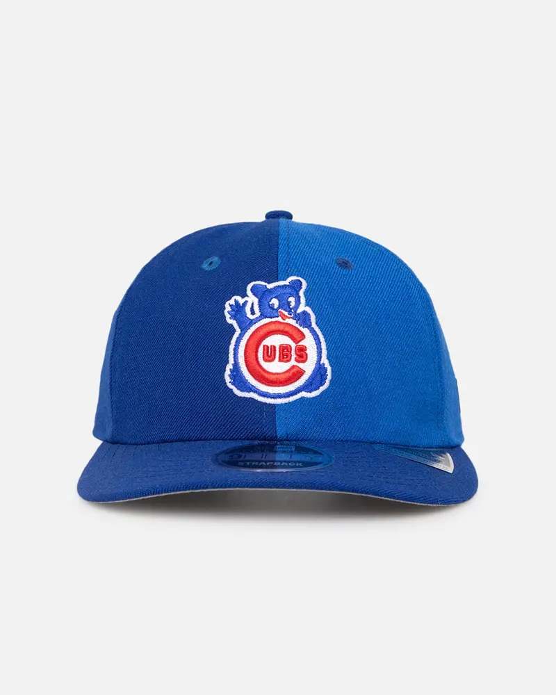 New Era Chicago Cubs 'Woollen Shades' 9Fifty High Crown Strapback Otc 1