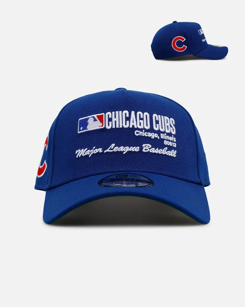 New Era Chicago Cubs 'Workleague' 9Forty A-Frame Snapback Blue 1