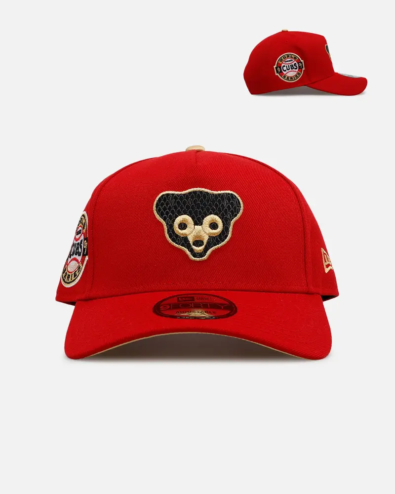 New Era Chicago Cubs 'Year Of The Snake' 9Forty A-Frame Snapback Red/Gold 1