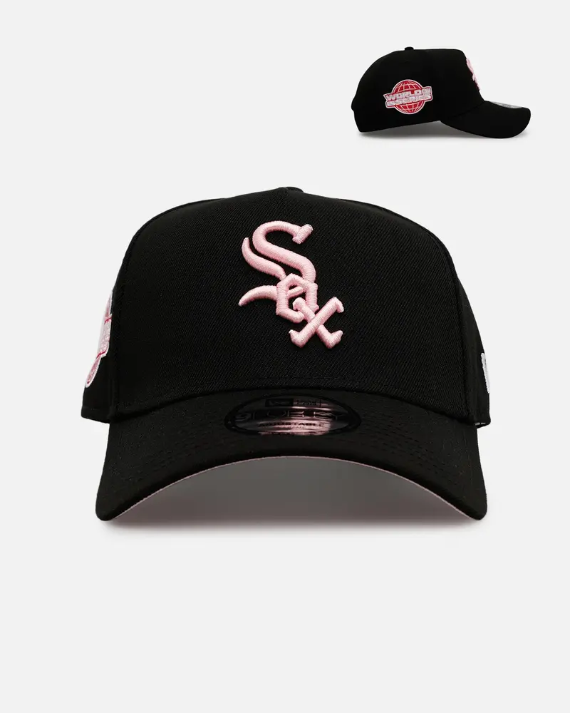 New Era Chicago White Sox 'Black And Pink' 9Forty A-Frame Snapback Black/Pink 1