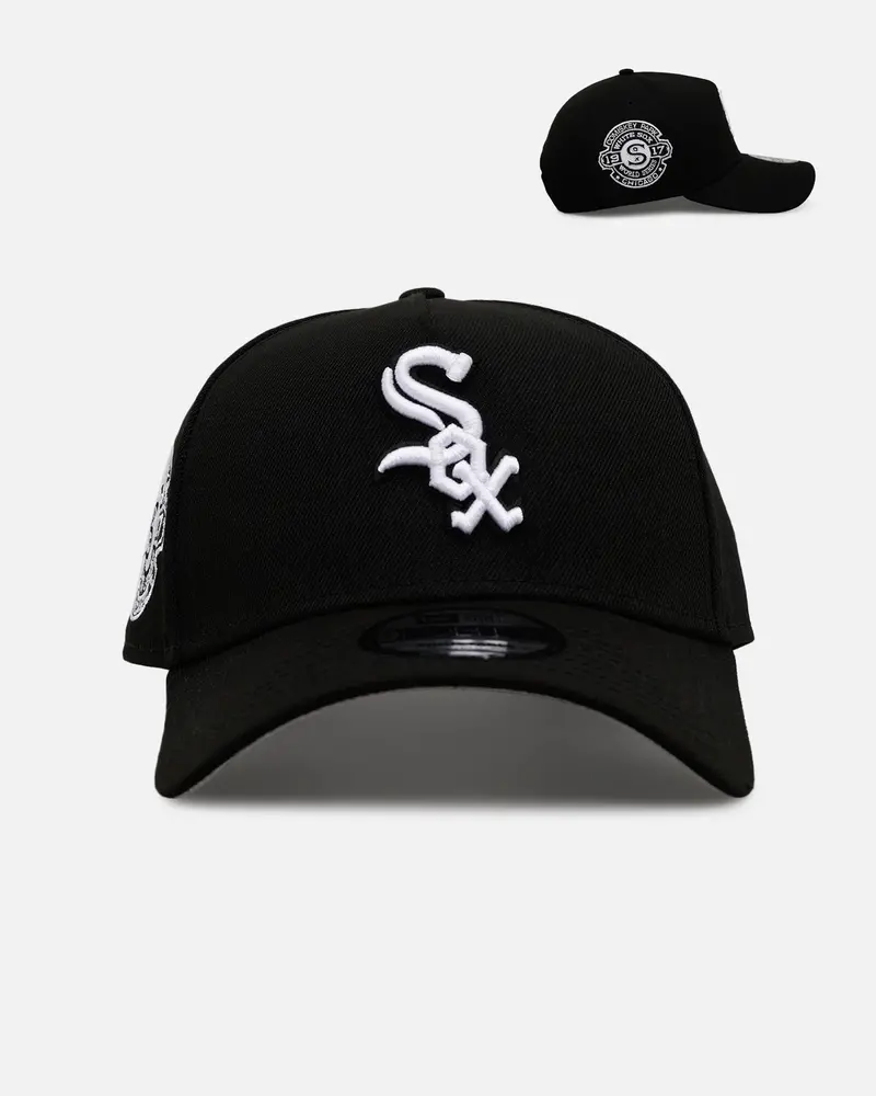 New Era Chicago White Sox 'Black And White' 9Forty A-Frame Snapback Black/White 1