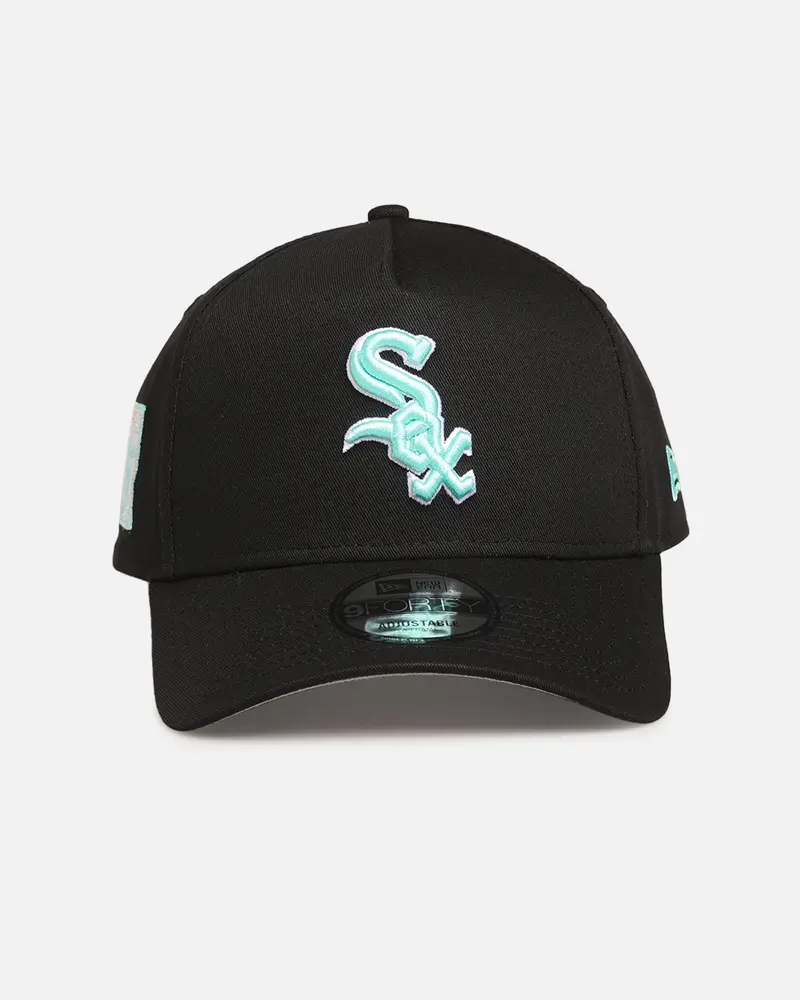 New Era Chicago White Sox 'Black Aqua' 9Forty A-Frame Snapback Black/Aqua 1