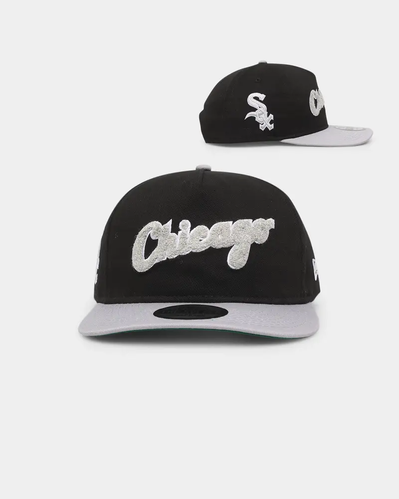 New Era Chicago White Sox 'Chenille' Golfer Snapback Black 1