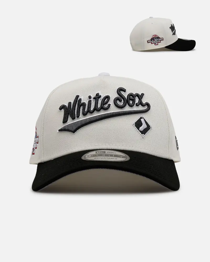New Era Chicago White Sox 'Chrome Metallic Wordmark' 9Forty A-Frame Snapback Chrome 1