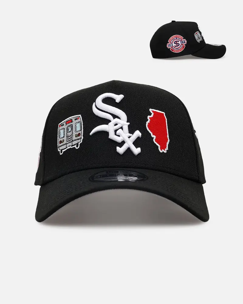 New Era Chicago White Sox 'City Icons' 9Forty A-Frame Snapback Black 1