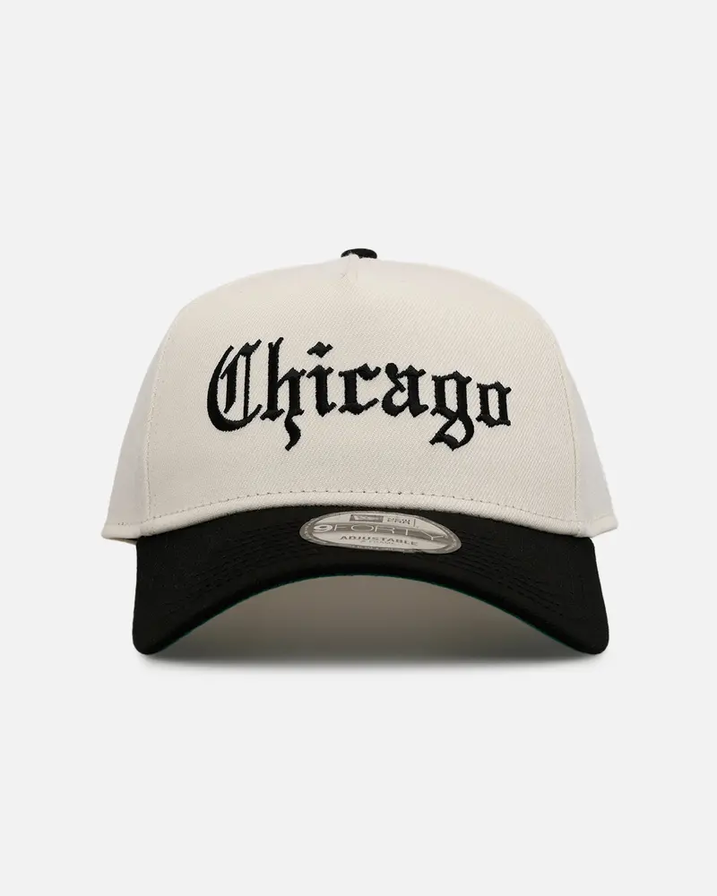New Era Chicago White Sox 'City Pack' 9Forty A-Frame Snapback Chrome/Black 1