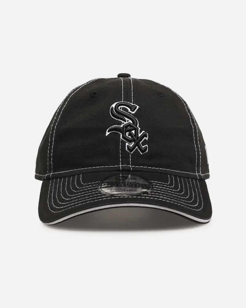 New Era Chicago White Sox 'Contrast Stitch' 9Twenty Strapback Official Team Colour 1