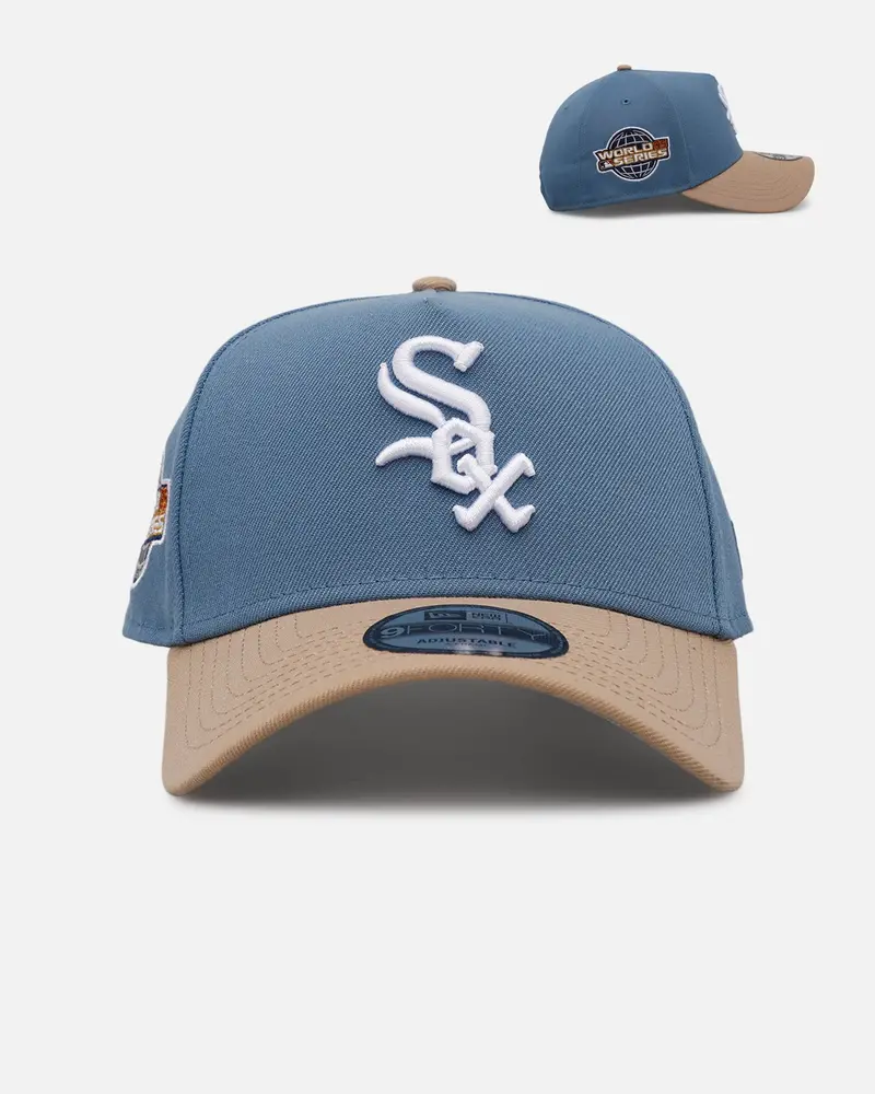 New Era Chicago White Sox 'Easy Breezy' 9Forty A-Frame Snapback Blue/Tan 1