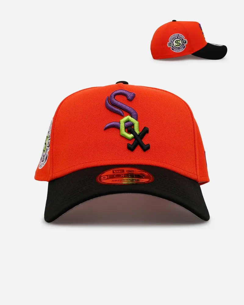 New Era Chicago White Sox 'Halloween' 9Forty A-Frame Snapback Orange/Black 1