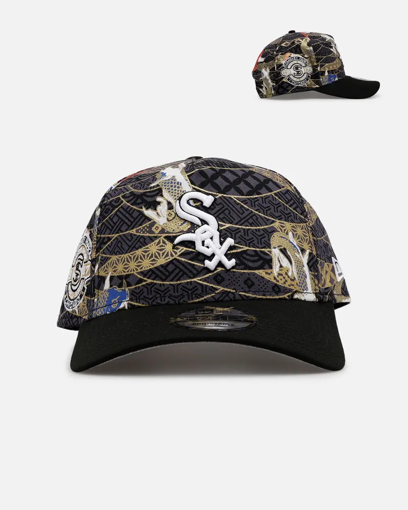 New Era Chicago White Sox 'Koi' 9Forty A-Frame Snapback Black/Multi-Colored 1
