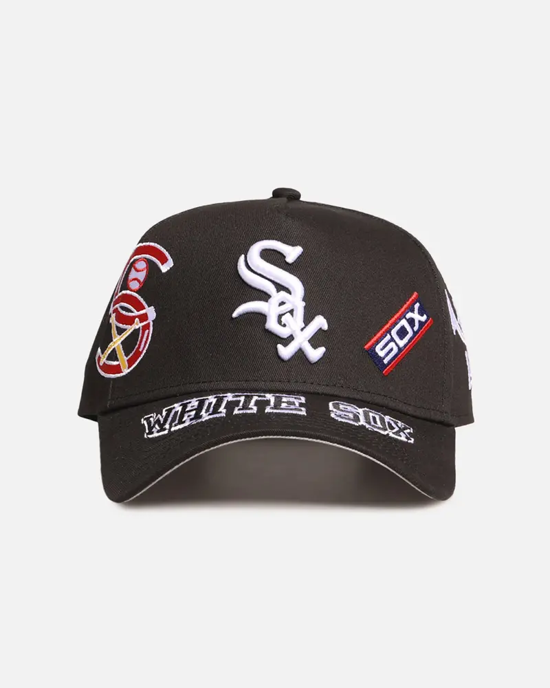 New Era Chicago White Sox 'Mlb All Over Logos' 9Forty A-Frame Snapback Official Team Colour 1