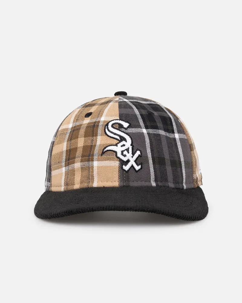 New Era Chicago White Sox 'Multi Panel Plaid' 9Fifty High Crown Strapback Plaid 1