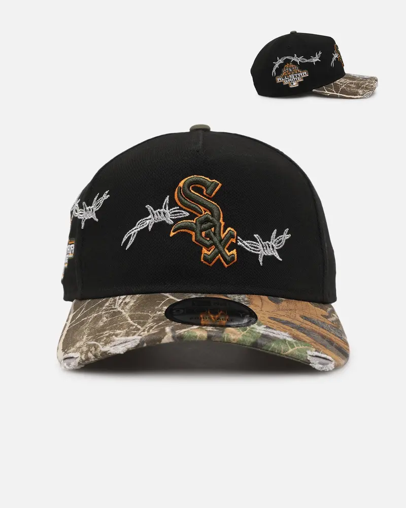 New Era Chicago White Sox 'Realtree Grit 2.0' 9Forty A-Frame Snapback Black/Green/Orange 1