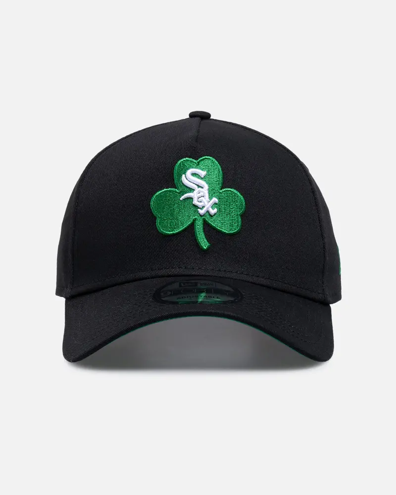 New Era Chicago White Sox 'St.Patrick's Day' 9Forty A-Frame Snapback Black/Green 1