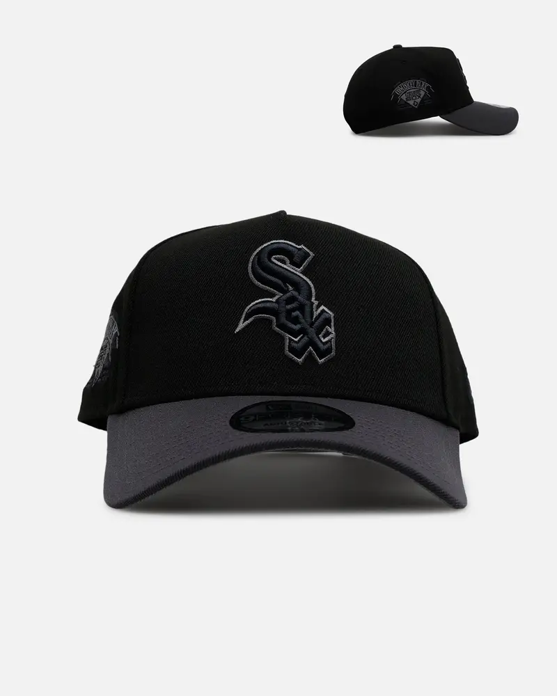 New Era Chicago White Sox 'Stealth' 9Forty A-Frame Snapback Black/Charcoal 1