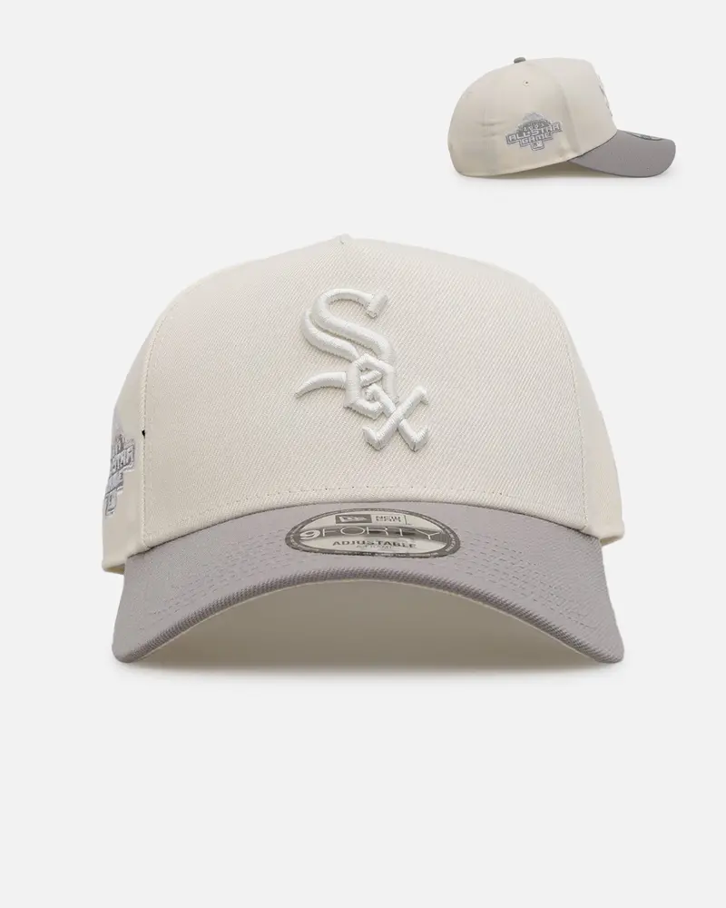 New Era Chicago White Sox 'Too Clean' 9Forty A-Frame Snapback Chrome 1