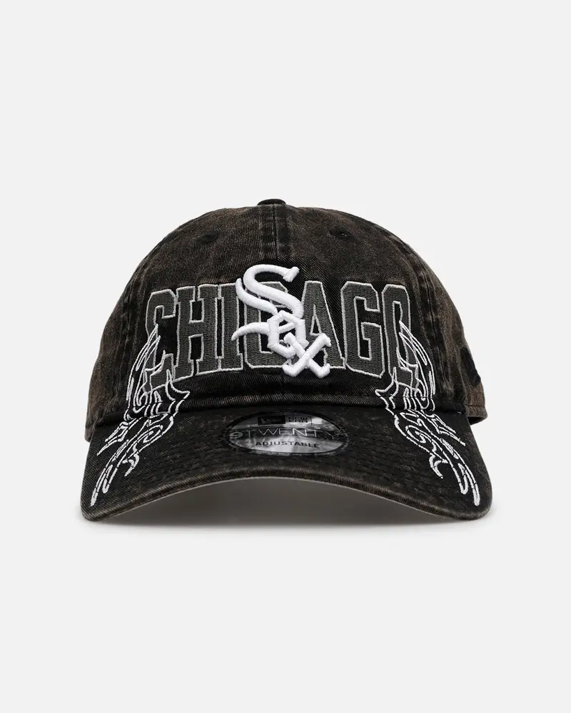 New Era Chicago White Sox 'Tribal' Classic Casual Strapback Washed Black 1