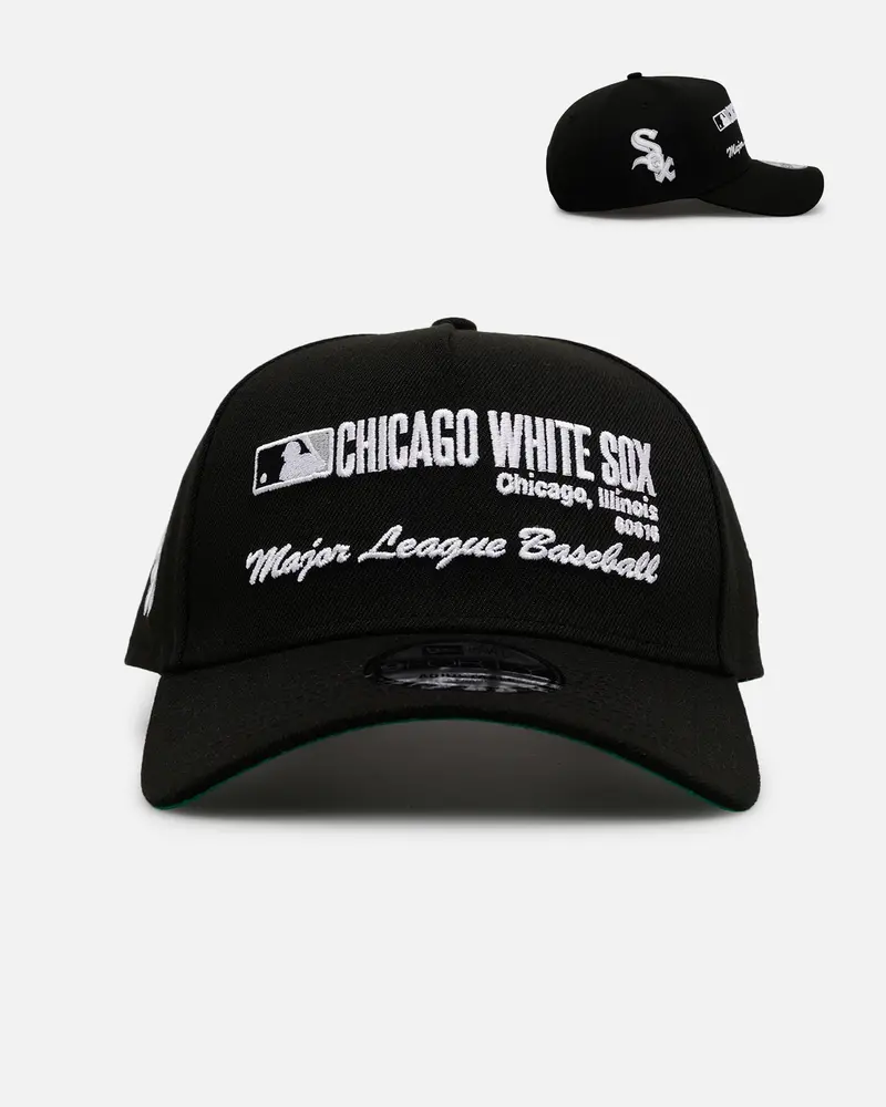 New Era Chicago White Sox 'Workleague' 9Forty A-Frame Snapback Black 1