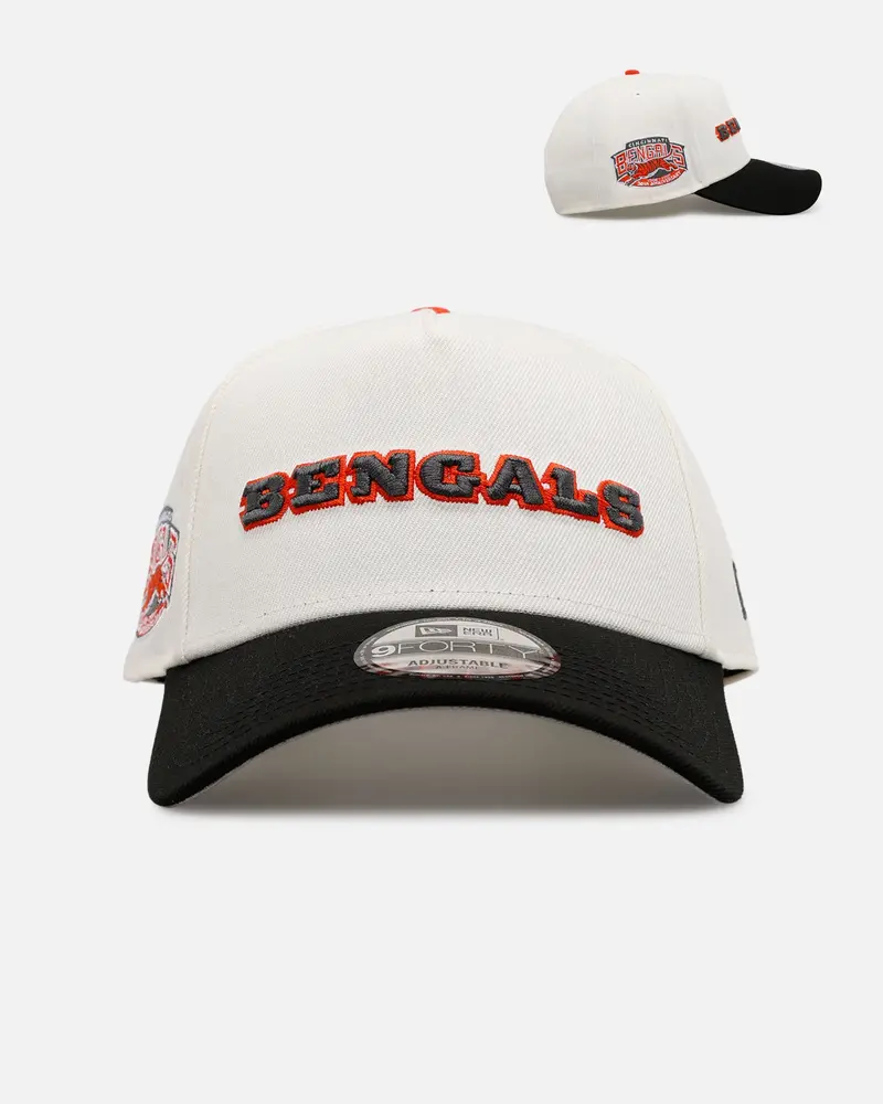 New Era Cincinnati Bengals 'Chrome Metallic Wordmark' 9Forty A-Frame Snapback Chrome 1