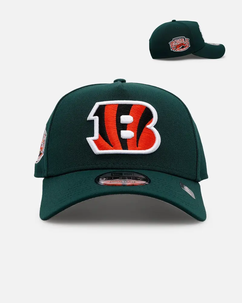 New Era Cincinnati Bengals 'Evergreen' 9Forty A-Frame Snapback Dark Green 1