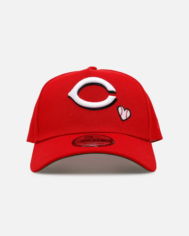 New Era Cincinnati Reds 'Baseball Hearts' 9Forty A-Frame Snapback Official Team Color 1
