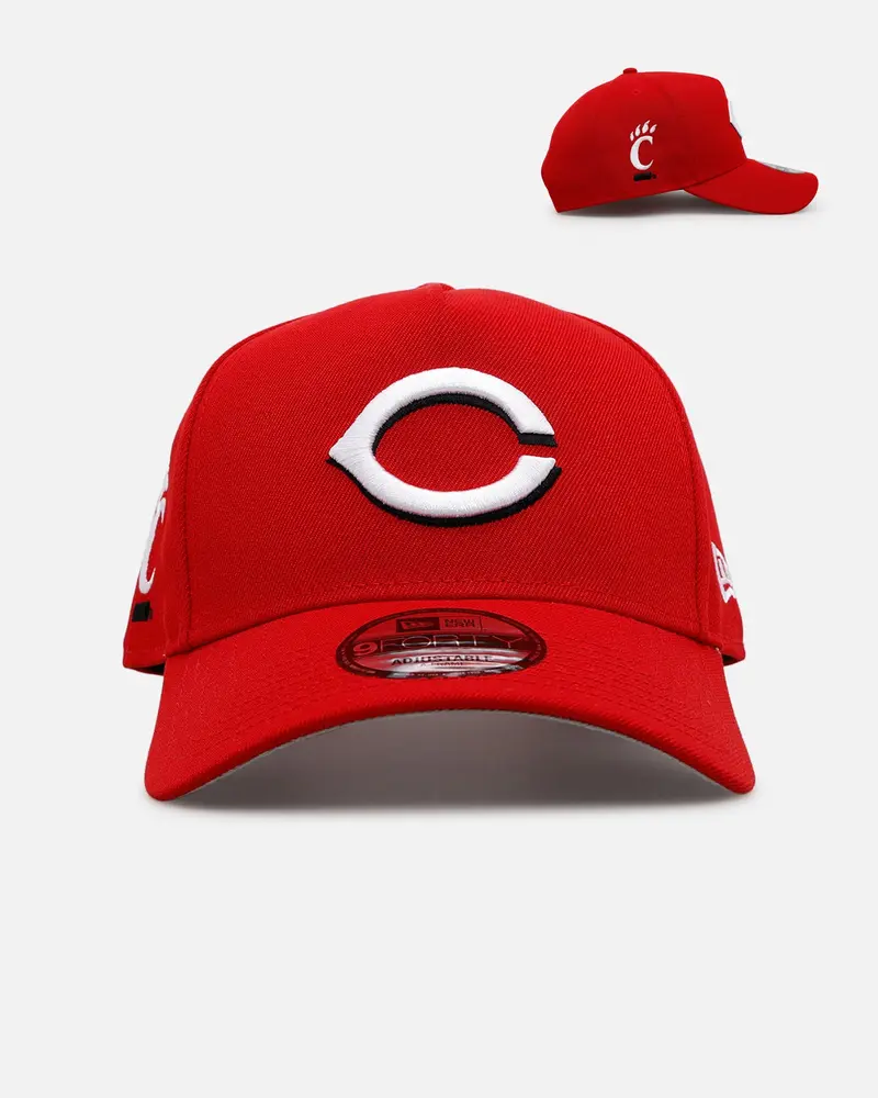 New Era Cincinnati Reds 'College Crossover' Cincinnati Bearcats 9Forty A-Frame Snapback Official Team Color 1