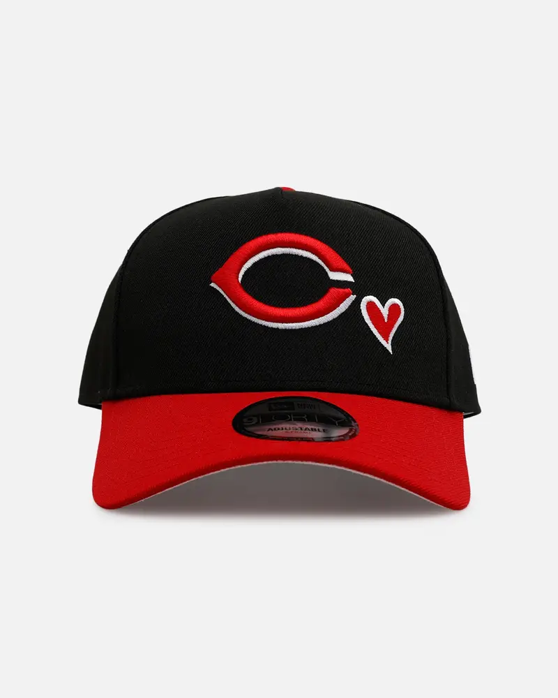 New Era Cincinnati Reds 'Team Color Hearts' 9Forty A-Frame Snapback Official Team Color 1
